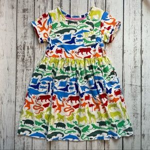 Mini Boden Jersey Fit & Flare Dress